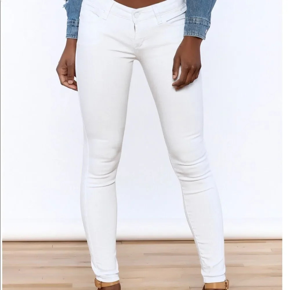 A’2nd white ankle skinny jeans, size 5